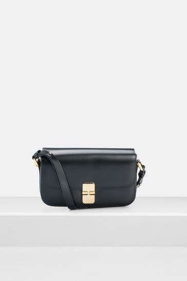 A.P.C. Schultertasche 'Grace' schwarz