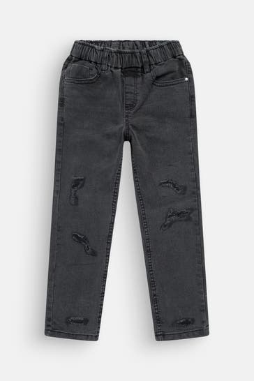 MAYORAL Jeansjogger dunkelgrau