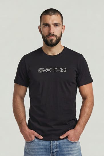 G-STAR T-Shirt schwarz