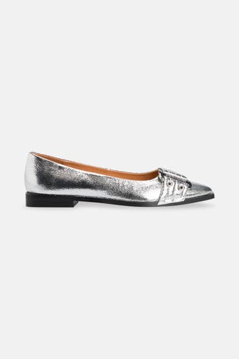 STEVE MADDEN Ballerinas 'Grail' silber