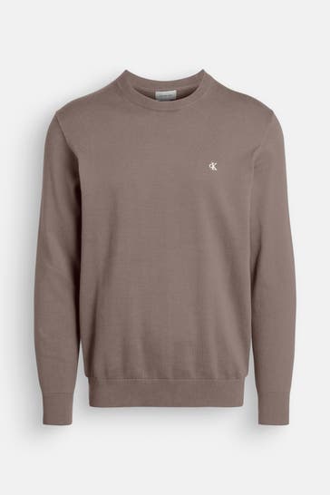 CALVIN KLEIN Strickpullover braun