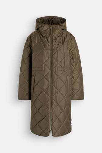 MARC O'POLO DENIM Steppmantel grün