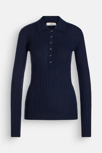 0039 ITALY Strickpullover 'Marla' nachtblau