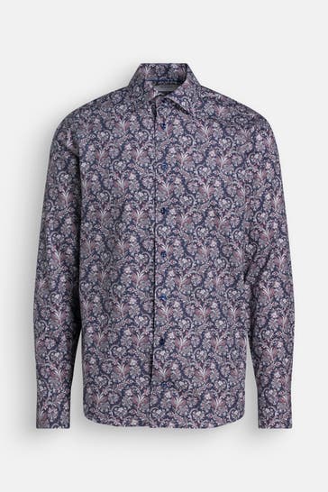 ETON Business-Hemd paisley Slim Fit