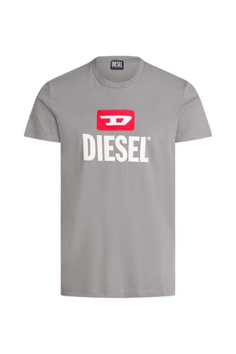 DIESEL T-Shirt hellgrau