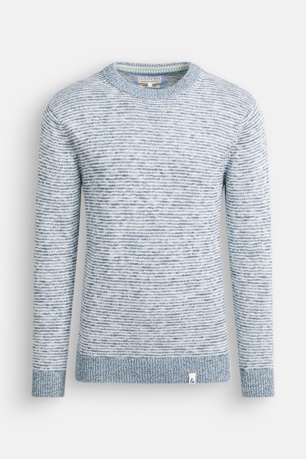 COLOURS & SONS Strickpullover blau, Bild 1