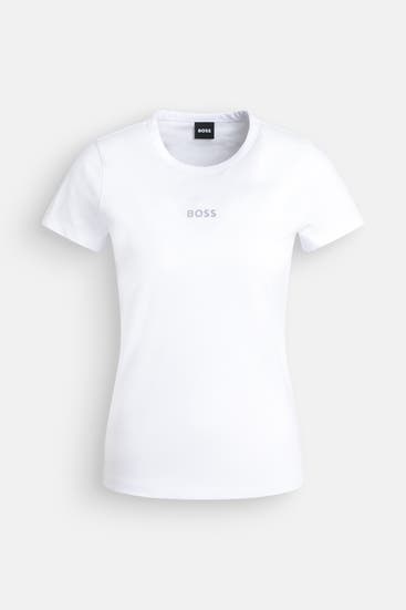 BOSS - T-Shirt 'Eventsa' weiß