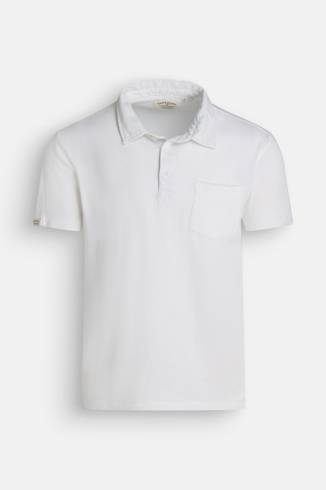 SUPERDRY Polo-Shirt weiß, Bild 1