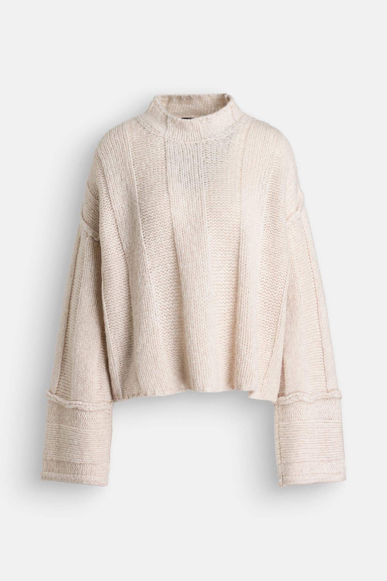 BLACK PALMS Strickpullover 'Styna' creme, Bild 1