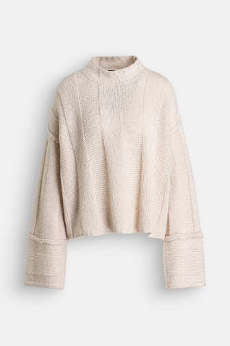 BLACK PALMS Strickpullover 'Styna' creme