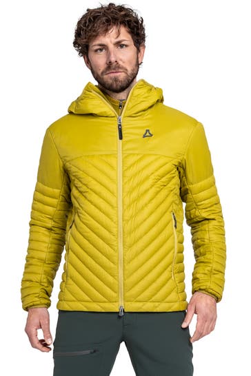 SCHÖFFEL Light-Daunenjacke 'Cascata' gelbgrün