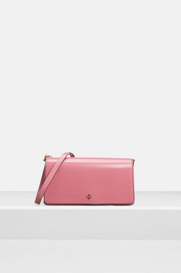 TORY BURCH - Schultertasche 'Emerson' dunkelrosa