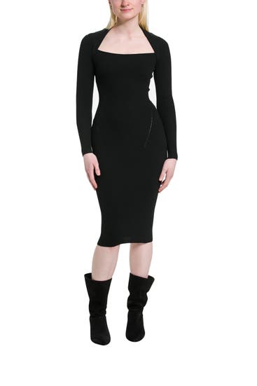 ALLSAINTS - Strickkleid 'Rea' schwarz