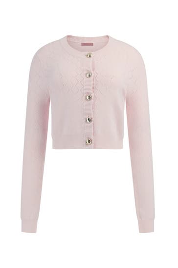 GUESS Strickjacke hellrosa