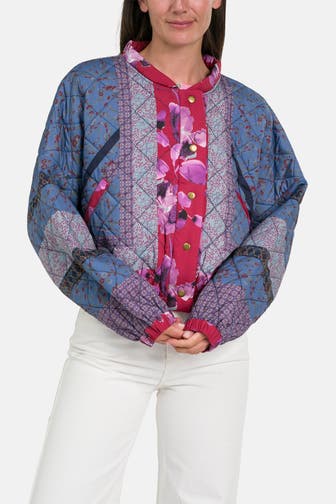 LOLLYS LAUNDRY Light-Steppjacke 'Lama' gemustert