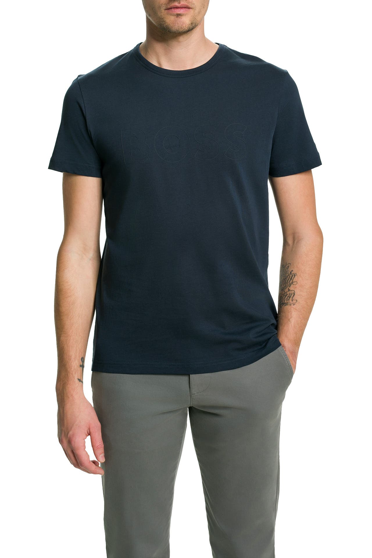 BOSS GREEN T-Shirt 'Teebo' türkis » günstig online kaufen