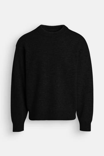 HAN KJØBENHAVN Wollmix-Pullover schwarz