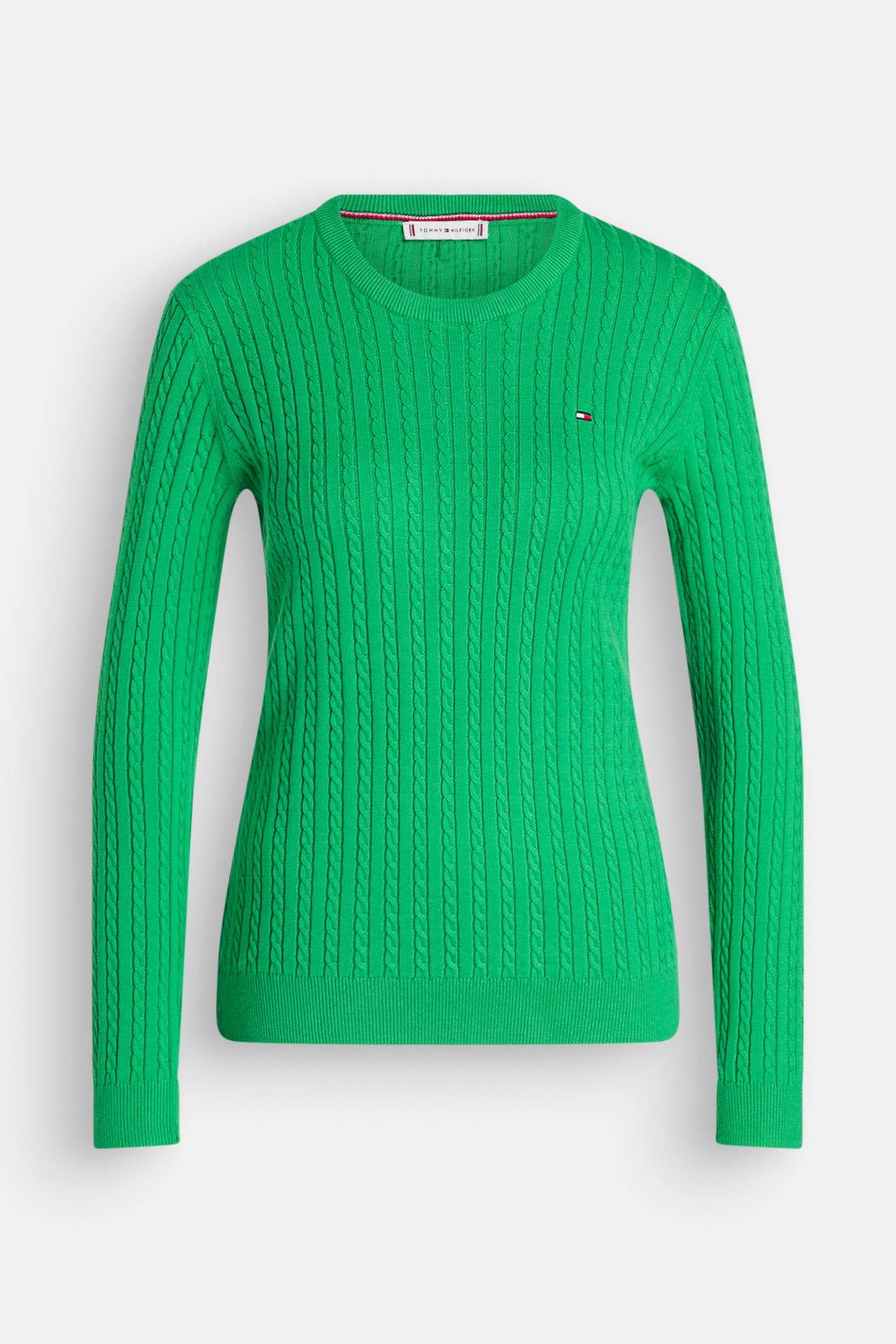 TOMMY HILFIGER Strickpullover grün, Bild 1