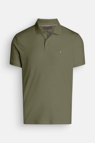 TOMMY HILFIGER Polo-Shirt oliv