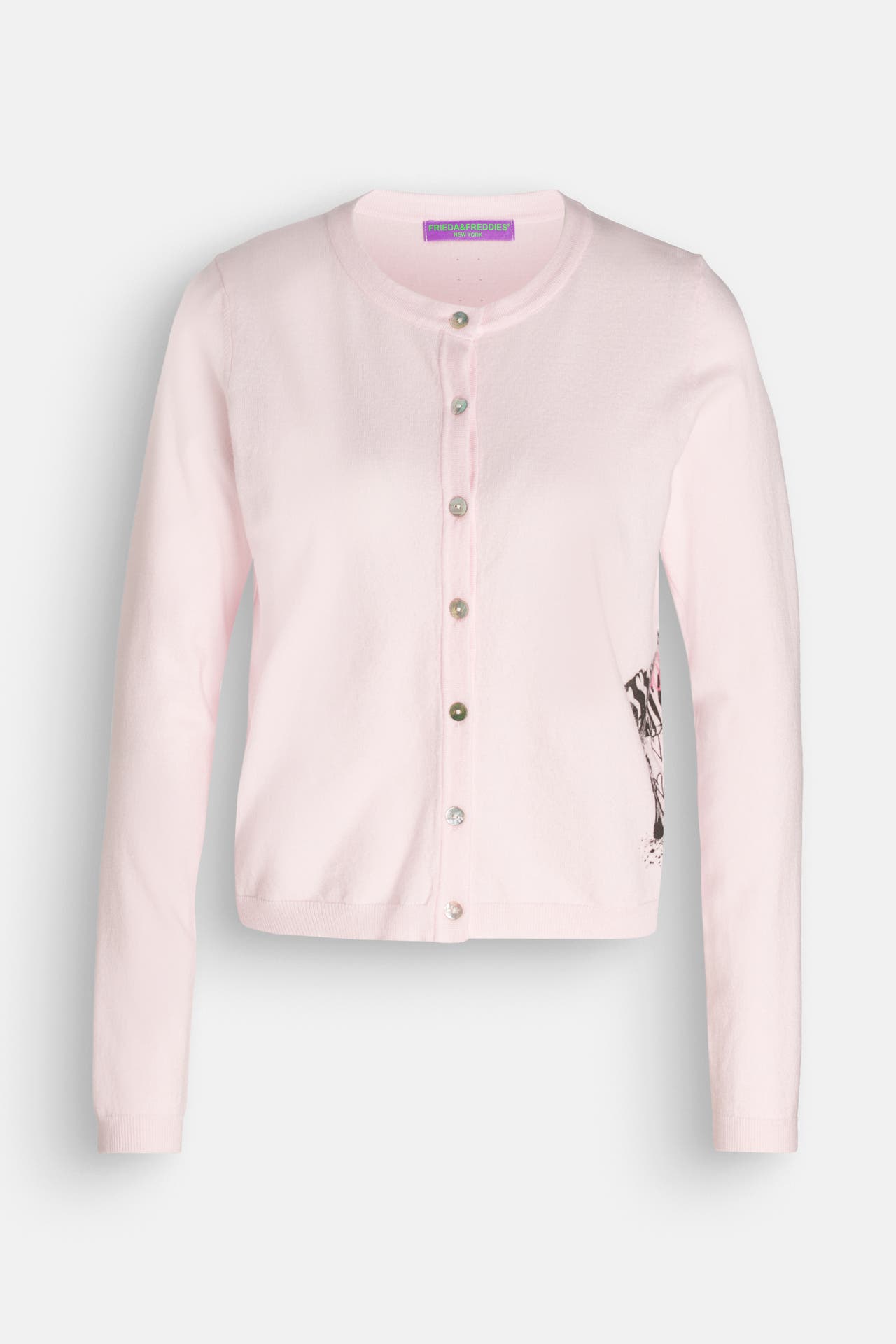 FRIEDA & FREDDIES NY Strick-Cardigan rosa, Bild 1
