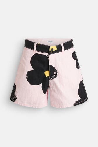 MARC JACOBS Jeansshorts rosa-schwarz