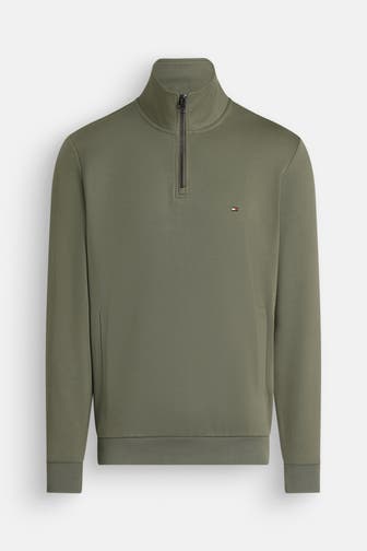 TOMMY HILFIGER Sweat-Troyer oliv