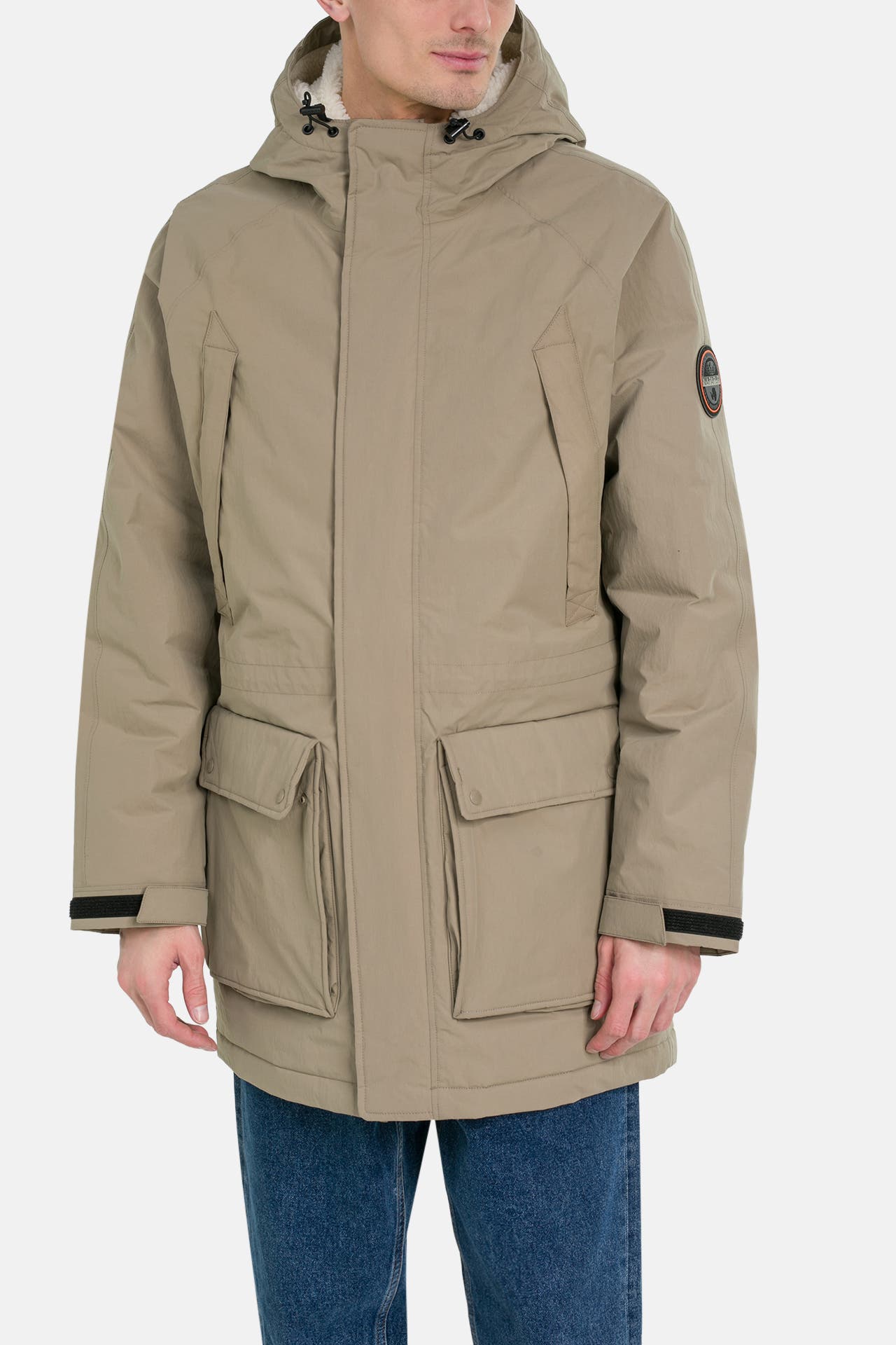 NAPAPIJRI Parka steingrau, Bild 1