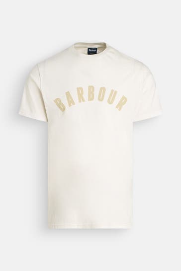 BARBOUR T-Shirt 'Tera' creme