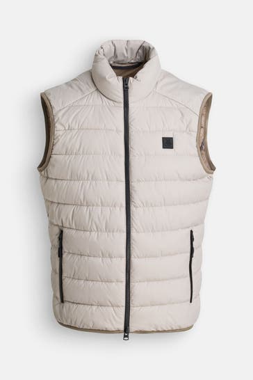 MARC O'POLO Weste hellgrau