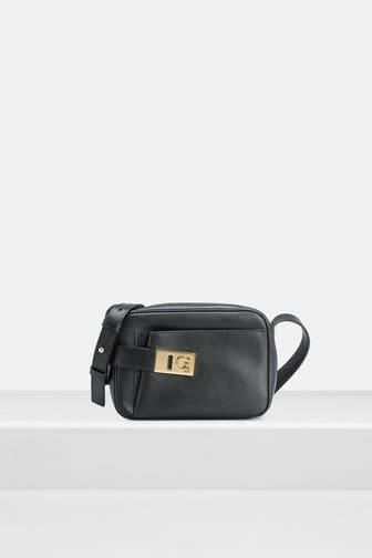 FERRAGAMO Umhängetasche 'Archive' schwarz