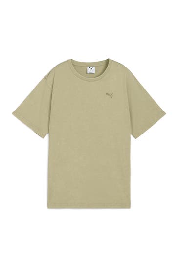 PUMA T-Shirt graugrün