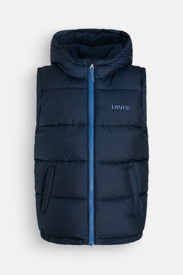 LEVI'S® Steppweste 'Essential' dunkelblau