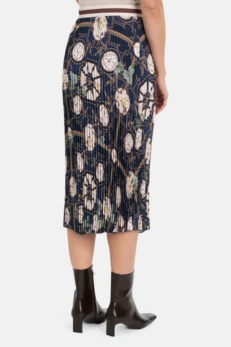 GANT Plissee-Rock gemustert