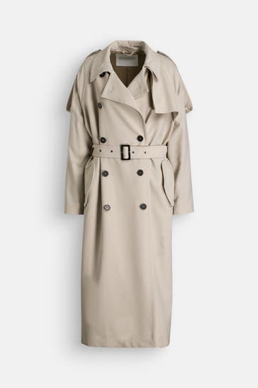 CLOSED Wollmix-Trenchcoat beige