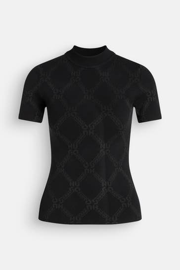 HUGO T-Shirt 'Siskede' schwarz