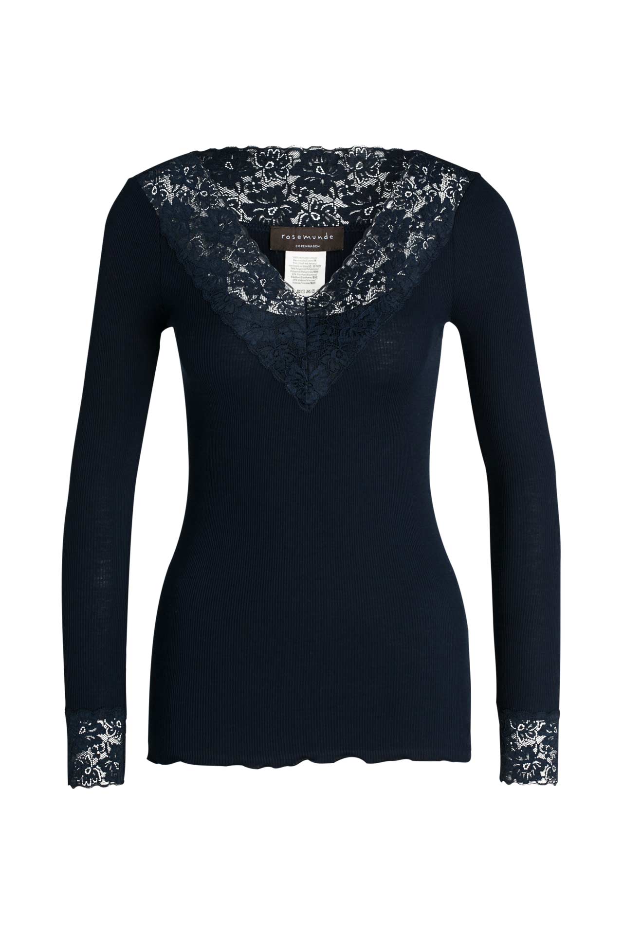 ROSEMUNDE Spitzenshirt navy, Bild 1