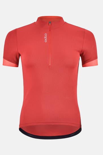 ODLO Fahrradtrikot 'Essential' rot