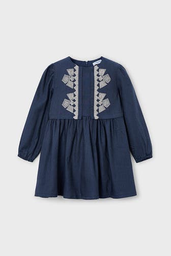 MAYORAL Kleid graublau