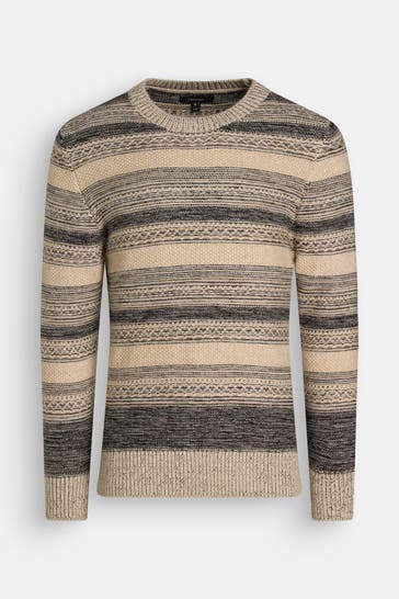 MATINIQUE Strickpullover 'Triton' gemustert
