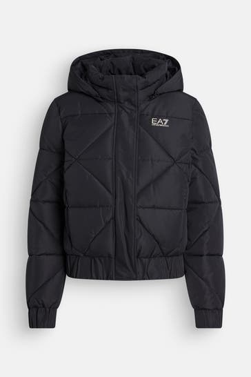 EA7 Steppjacke schwarz