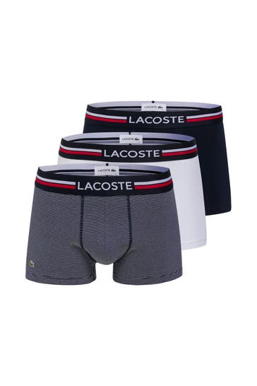 LACOSTE 3er-Pack Boxer Trunks 