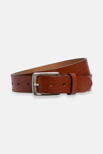 B.BELT Ledergürtel 'Ben' cognac