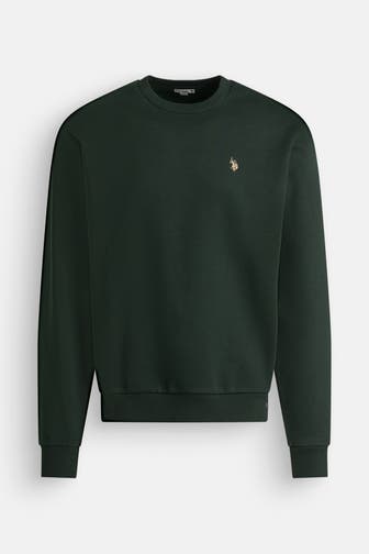 U.S. POLO ASSN. Sweatshirt dunkelgrün