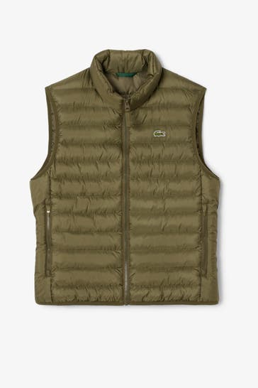LACOSTE Steppweste khaki