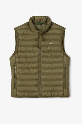 LACOSTE Steppweste khaki
