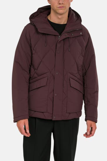 BOSS Daunenjacke dunkelrot