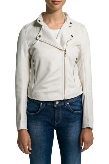 TOM TAILOR - Kunstlederjacke offwhite