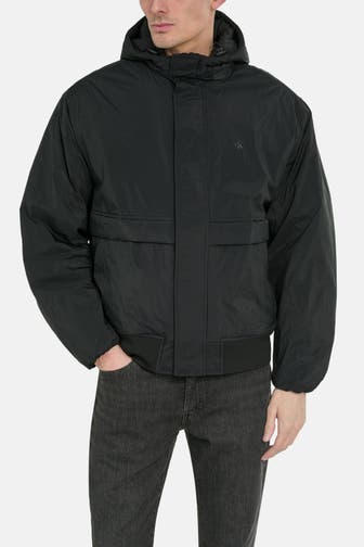 CALVIN KLEIN Übergangsjacke 'Harrington Jack' schwarz