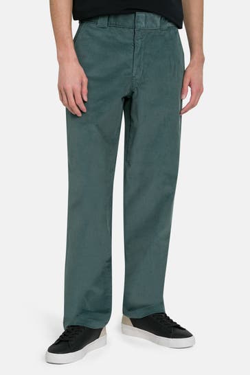 DICKIES Stoffhose 'Corduroy' petrol
