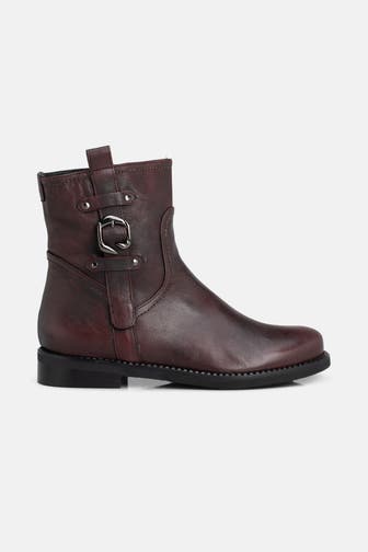 DONNA CAROLINA Stiefeletten 'Roxy Arper' bordeaux